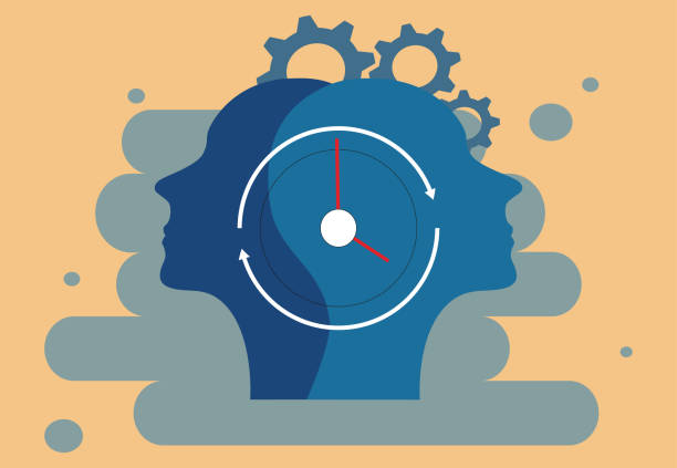 Two miniature heads thinking of when to rebrand